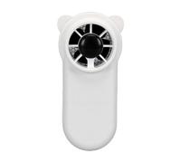 ASHATA Ventilatore Portatile Ricaricabile Tramite USB |Mini Ventilatore Personale a 5 velocità con Cordino per Viaggi in Ufficio in Casa all'aperto (WHITE)