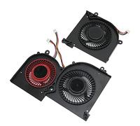 ASHATA Ventola di Raffreddamento CPU GPU per MSI Gs65 MS 16Q2 per CPU 16q2 CW per GPU 16q2 CW, Sostituzione Ventola di Raffreddamento GPU Laptop, Dispositivo di Raffreddamento GPU CPU Laptop(CPU+GPU)