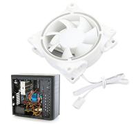 ASHATA Ventola di raffreddamento PWM da 80 mm, ventola di raffreddamento per case PC, 4 pin, PWM 800-2500 giri/min, velocità efficiente, silenziosa, cuscinetto a pressione dinamico MFDB, controllo