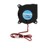 ASHATA Ventola per Stampante 3D DC 12 / 24V, Super Ventola per Ventilatore Radiale 40x40x20mm, 4000-6000rpm Ventola per Ventilatore Turbo Ventola per Stampante 3D Nero(12V)