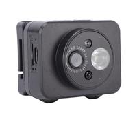 ASHATA Videocamera montata sulla testa, fotocamere frontali da 2 MP 1080p con illuminazione a LED, supporta schede di memoria fino a 128 GB, videocamera portatile per corpo per attività all'aperto