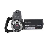 ASHATA Videocamera, registratore digitale Full HD 1080P 30FPS 30MP Vlogging Camera Recorder, schermo TFT LCD da 3,0 pollici, zoom digitale 16x, notte a infrarossi, con luce di riempimento