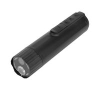 ASHATA Videocamera Sportiva per Luce Anteriore per Bici, Action Camera per Bicicletta 1080P HD con Faro a LED, Registrazione Video Indossabile IP68 Impermeabile 140° Grandangolare, per la (BLACK)