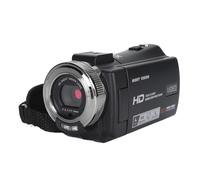 ASHATA Videocamera Videocamera 30MP 1080P Zoom 16x Visione Notturna Riprese Camera con Microfono, Schermo Rotante da 3 Pollici, modalità Bellezza, Telecomando, Registratore