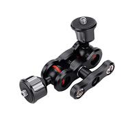 ASHATA Viper Magic Arm, Adattatore per Montaggio su Braccio Magico a Doppia Slitta con Testa a Sfera Multifunzione Multifunzione, Accessorio per Fotocamera, Monitor Vlogger per Monitor LCD