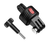 ASHATA Viti di Azione Dell'adattatore di Consegna Rapida Magnetica con Base Magnetica 1/4 Base per Commutazione Rapida di Dispositivi per Telecamere Addominali/nere [amanti del viaggio] (#3)