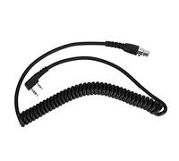 ASHATA Walkie Talkie Auricolare Cavo per Kenwood/HYT/Baofeng/Relm, Cavo a Spirale da 2 Pin a 5 Pin Cavo Auricolare Radio Bidirezionale, Cavo K