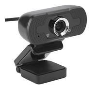 ASHATA Webcam 1080P con Microfono, USB 2.0, Fotocamera per PC Portatile Desktop, Supporto per Skype, per,
