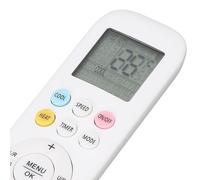 ASHATA YKR T 011E AC Telecomando per AUX Loriot Telecomando di Ricambio Tutte Le Funzioni Coperte 2 Batterie AAA Facile Uso Per Diversi Modelli