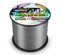 Ashconfish Filo da pesca intrecciato-16 fili cavo da pesca 100 m/109 yards 150 libbre resistente all'abrasione Incredibile Superline Zero Stretch Ultrathin diametro filo tessuto grigio