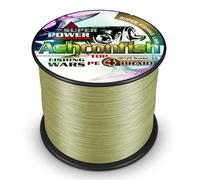 Ashconfish Super Strong Intrecciato Line-4 Fili Pesca Filo 300 m/299,9 m Pesca String-Abrasion Resistant Incredible Superline Zero Stretch Piccolo Diametro, Outshine, 80LB/0.48MM Spool