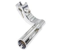 ASHCOUZ Pedale del cambio Leva del Cambio Pieghevole per Leva cambio cromata Para punta e tallone per Para pedane cambio adatte per Softail Street Bob Low Rider Breakout Fat Boy(Heel Shift Lever 1)