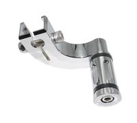 ASHCOUZ Pedale del cambio Leva del Cambio Pieghevole per Leva cambio cromata Para punta e tallone per Para pedane cambio adatte per Softail Street Bob Low Rider Breakout Fat Boy(Heel Shift Lever 3)