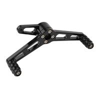 ASHCOUZ Pedale del cambio Leva del Cambio Pieghevole per Leve Cambio Para Punta E Tallone Per, Controllo Avanzato, Pedane Cambio, Tiranteria Adatta Per Sportster XL 883 1200(H Black)