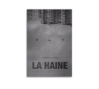 ASHDRUWQHR LA HAINE2, poster su tela con stampa artistica da parete per soggiorno, 40 x 60 cm, senza cornice, stile moderno