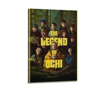 ASHDRUWQHR Poster su tela con stampa artistica da parete di The Legend of Ochi, stampa artistica moderna per soggiorno, 20 x 30 cm, con cornice
