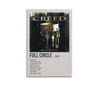 ASHEUQWE Full Circle by Creed, poster estetico da parete su tela, vintage, decorazione per soggiorno, camera da letto, 30 x 45 cm, senza cornice