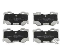 Pastiglie freno Assale posteriore 51-01-105 ASHIKA per INFINITI NISSAN