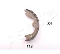 Kit ganasce, Freno stazionamento Assale posteriore 55-01-119 ASHIKA per NISSAN