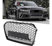 ASHILD Auto Anteriore Griglia Radiatore per Audi A6 S6 C7 2015-2018, Griglia di Ricambio Griglia Centrale Styling Carrozzeria Parti