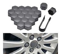 Ashild Auto Copridadi Ruota per Cayenne/Cayenne Coupe/Macan/Panamera/Taycan, Copri Bulloni Tappi a Vite Ruota Set Anti-Ruggine Esagonale Copribulloni Esterna Protezione,C/Grey-B/19mm