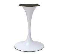 ASHILD Gambe da Tavolo Gamba in Acciaio Inossidabile Barra per Colazione Piano di Lavoro Supporto Rotondo, Gamba da Cucina Piedini per Mobili Nero/Bianco Altezza 71 cm