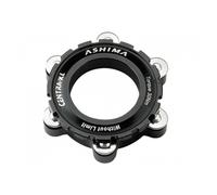 Ashima adattatore da Centerlock a 6 fori nero AC05 per perno passante (9 - 10 - 12 - 15 - 20)