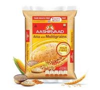 Ashirvaad Atta con multicereali, confezione da 10 kg, The High Fibre Atta