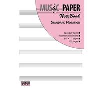 Ashkan Mashhour MUSIC PAPER NoteBook - Standard Notation (Tascabile)