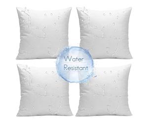 Ashler 20 x 20 cuscini da esterno, inserti impermeabili, set di 4 inserti per cuscini impermeabili, cuscini ipoallergenici per patio, panca, giardino, interni ed esterni, decorativi, prodotti negli