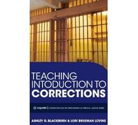 Ashley G Blackburn Teaching Introduction to Corrections (Copertina rigida)