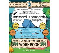 Ashley Lee 250 Sight Word Storybook, Backyard Camping (Level 2) Bili (Tascabile)