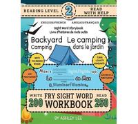 Ashley Lee 250 Sight Word Storybook, Backyard Camping (Level 2) Bili (Tascabile)