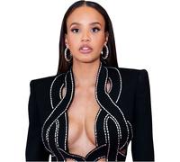 Ashley Nicole Williams (Black Outfit) Half Body Buddy Cutout
