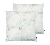 Ashley Wilde Cuscini Cinnabar Twin Pack Poliestere Riempito, Seagreen/EU De Nil, 50 x 50 cm, 2 unità