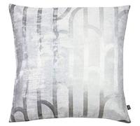 Ashley Wilde Meyer Poliestere Cuscino Pieno, Platino/Argento, 50 x 50cm