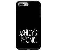 Ashley's Phone Ashley Nome Personalizzato Bianco Nero Custodia per iPhone 7 Plus/8 Plus