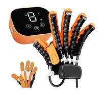 ASHLGQB Guanti Robot per Riabilitazione Mano, Forza Regolabile, Allenatore Ricaricabile per Riabilitazione Dito Mano Destra Mano Sinistra, per disfunzione della Mano dei pazienti