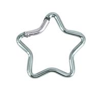 ASHLUYAK Moschettone Clip a forma di stella Arrampicata Fibbia in lega di alluminio Heavy Duty Portachiavi Gancio per Campeggio Pesca Escursionismo Viaggi Campeggio