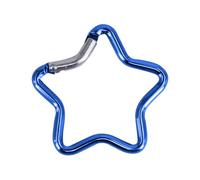 ASHLUYAK Moschettone Clip a forma di stella Arrampicata Fibbia in lega di alluminio Heavy Duty Portachiavi Gancio per Campeggio Pesca Escursionismo Viaggi Campeggio