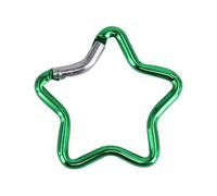 ASHLUYAK Moschettone Clip a forma di stella Arrampicata Fibbia in lega di alluminio Heavy Duty Portachiavi Gancio per Campeggio Pesca Escursionismo Viaggi Campeggio