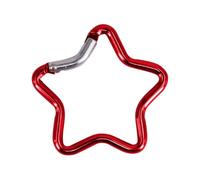 ASHLUYAK Moschettone Clip a forma di stella Arrampicata Fibbia in lega di alluminio Heavy Duty Portachiavi Gancio per Campeggio Pesca Escursionismo Viaggi Campeggio