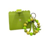 ASHLUYAK Porta Carte Credito Da Donna Con Nappe in Silicone PU Organizzatori Multifunzionali Con Chiusura a Scatto Porta Carte Da Viaggio Sottile in Silicone PU Essenziale Con Slot