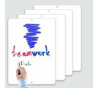 Ashoaza 4 Lavagna bianca in alluminio, Lavagna bianca cancellabile bambini, 25,4 X 17,8 cm, Mini lavagna bianca, Impermeabile e resistente per bambini Disegno, Scuola, Casa, Ufficio