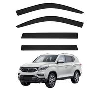 ASHOIH Deflettori per Finestre Laterali per SsangYong Rexton G4 2018-2024 - Autoadesivi, Antipioggia, Miglioramento del Flusso d'Aria, Installazione Facile, Set da 4
