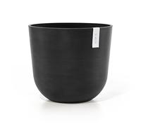 Ashortwalk ECOPOTS Oslo, vaso rotondo in plastica riciclata (diametro 45 cm x altezza 39,2 cm) (nero)
