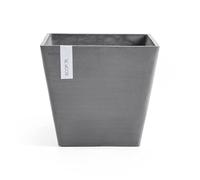 Ashortwalk Vaso Quadrato Alto ROTTERDAM HIGH 32x32 H70 - ECOPOTS GREY