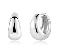 ASH'S CHOICE Orecchini a Cerchio Argento 925 Post Orecchini Argento 925 Cerchi Spessi Orecchini Donna Cerchio Piccoli