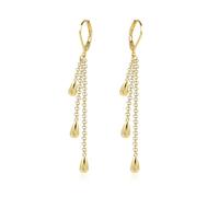 ASH'S CHOICE Orecchini Donna Pendenti Oro 14K Goccia Leverback Gancio