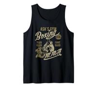 Ash's Gym Boxing MMA Design retrò per Il Nome Ash Canotta